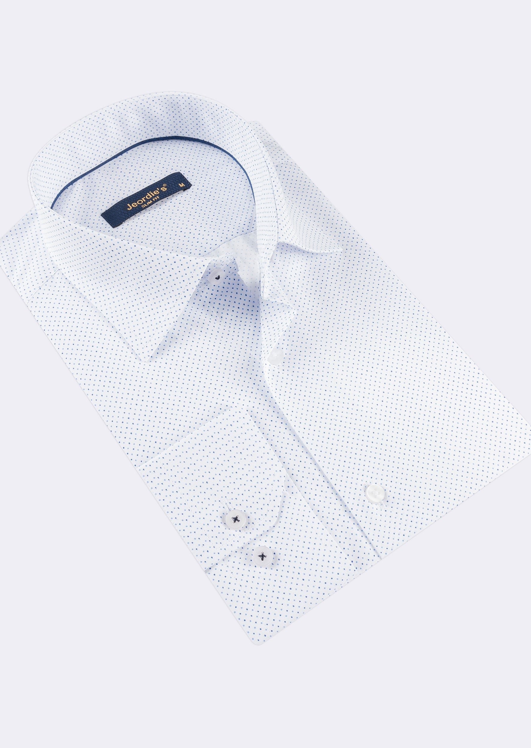 White - Blue Long Sleeve Shirt