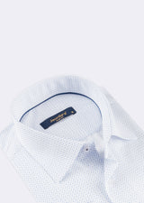 White - Blue Long Sleeve Shirt