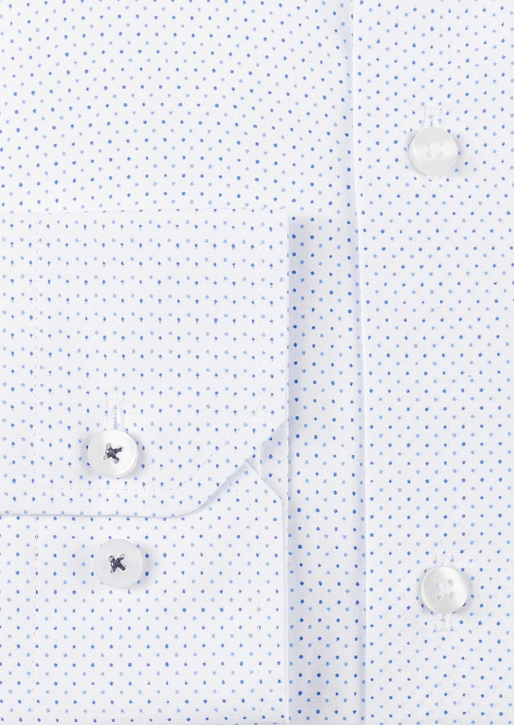 White - Blue Long Sleeve Shirt
