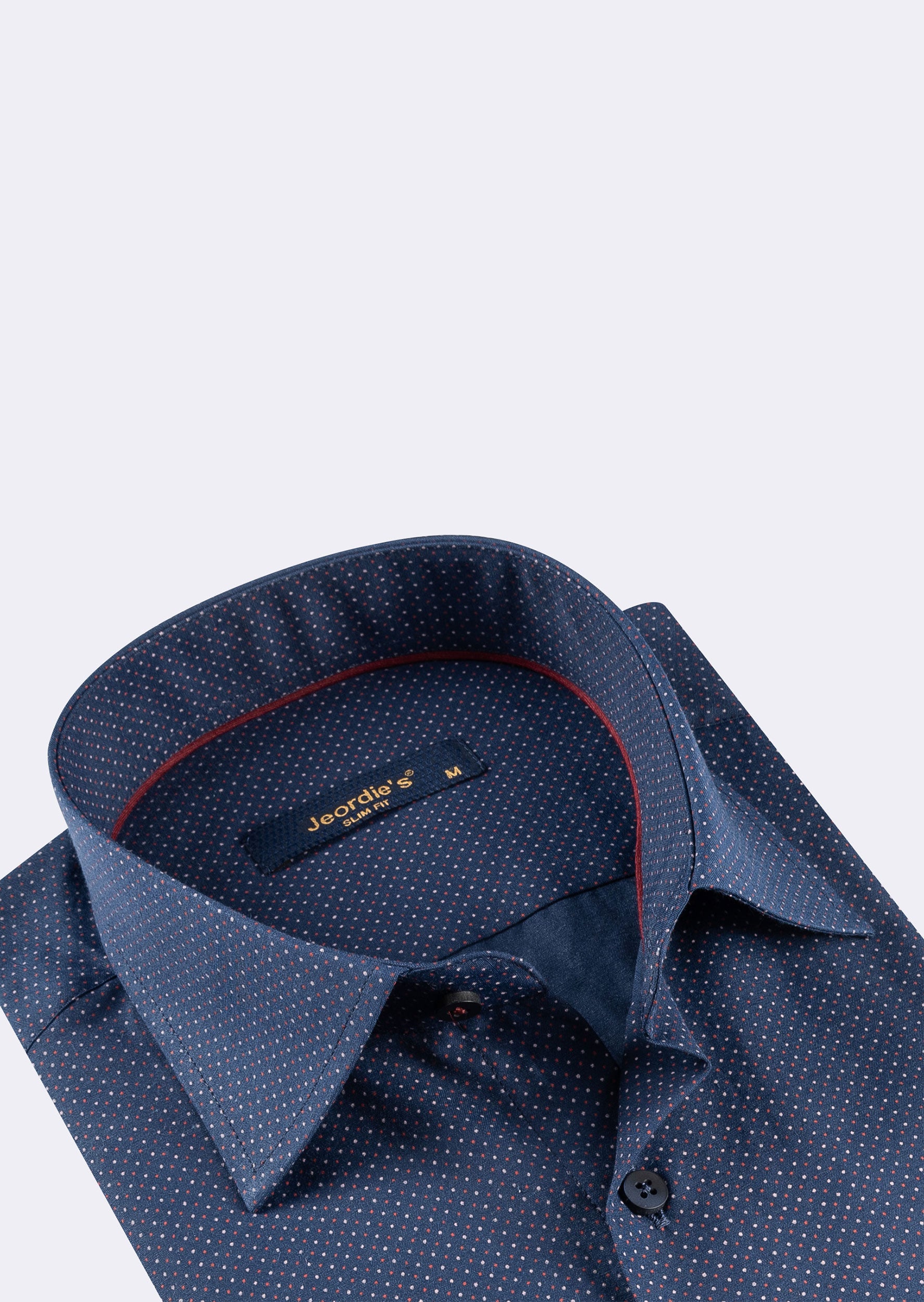 Navy - Burgundy Long Sleeve Shirt