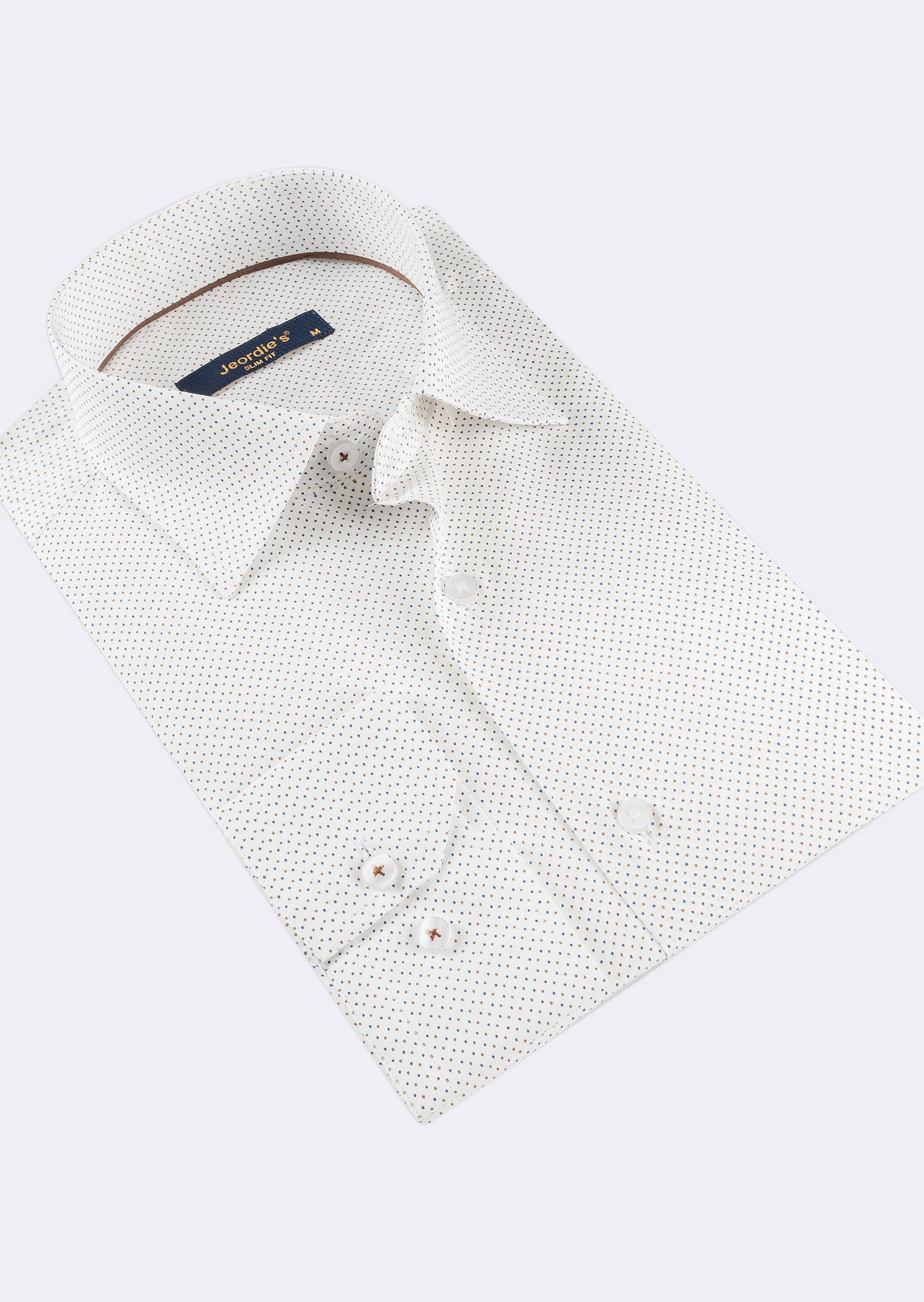 Cream - Brown Long Sleeve Shirt