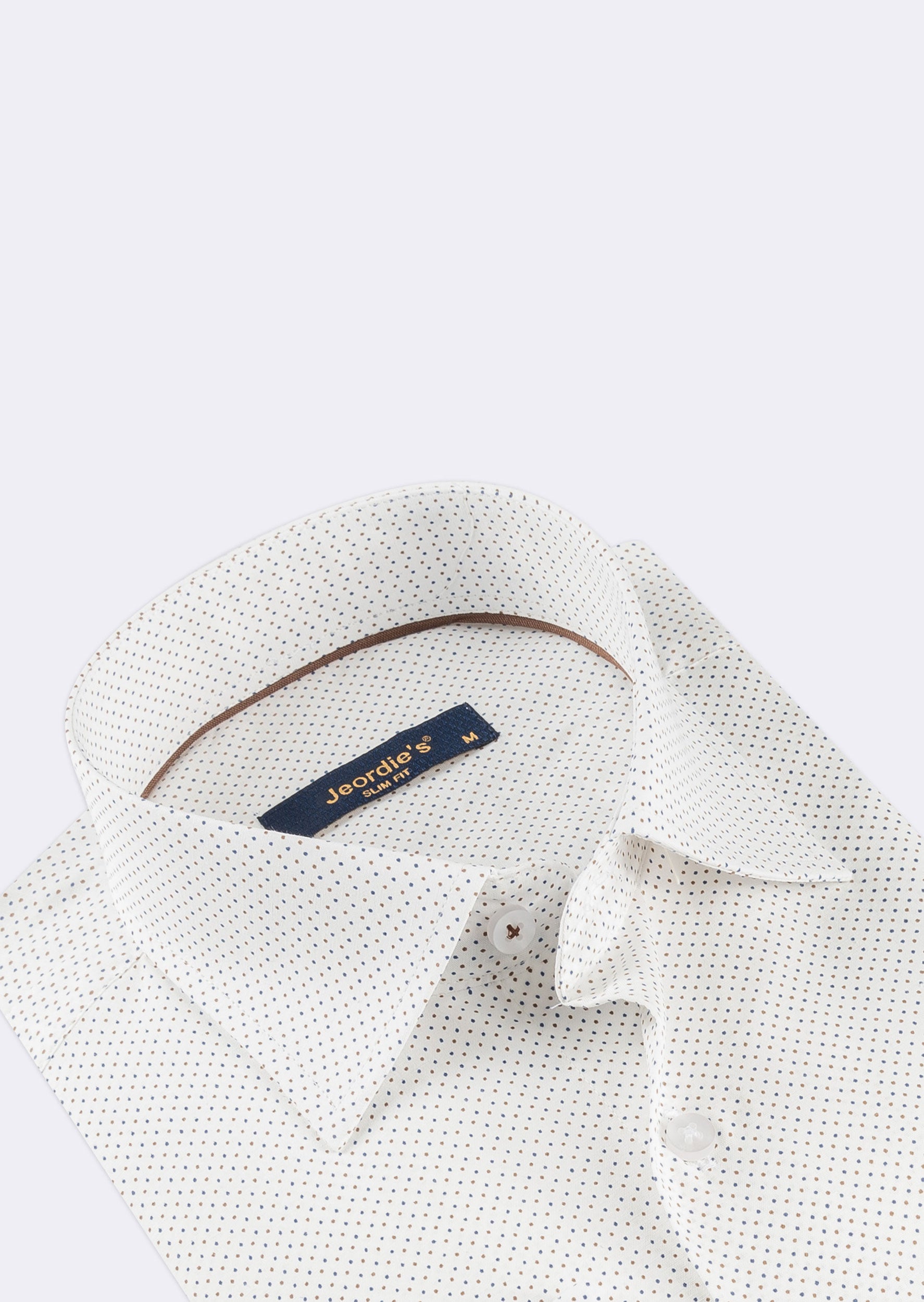 Cream - Brown Long Sleeve Shirt