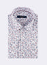White - Burgundy Long Sleeve Shirt