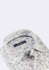 White - Navy Long Sleeve Shirt