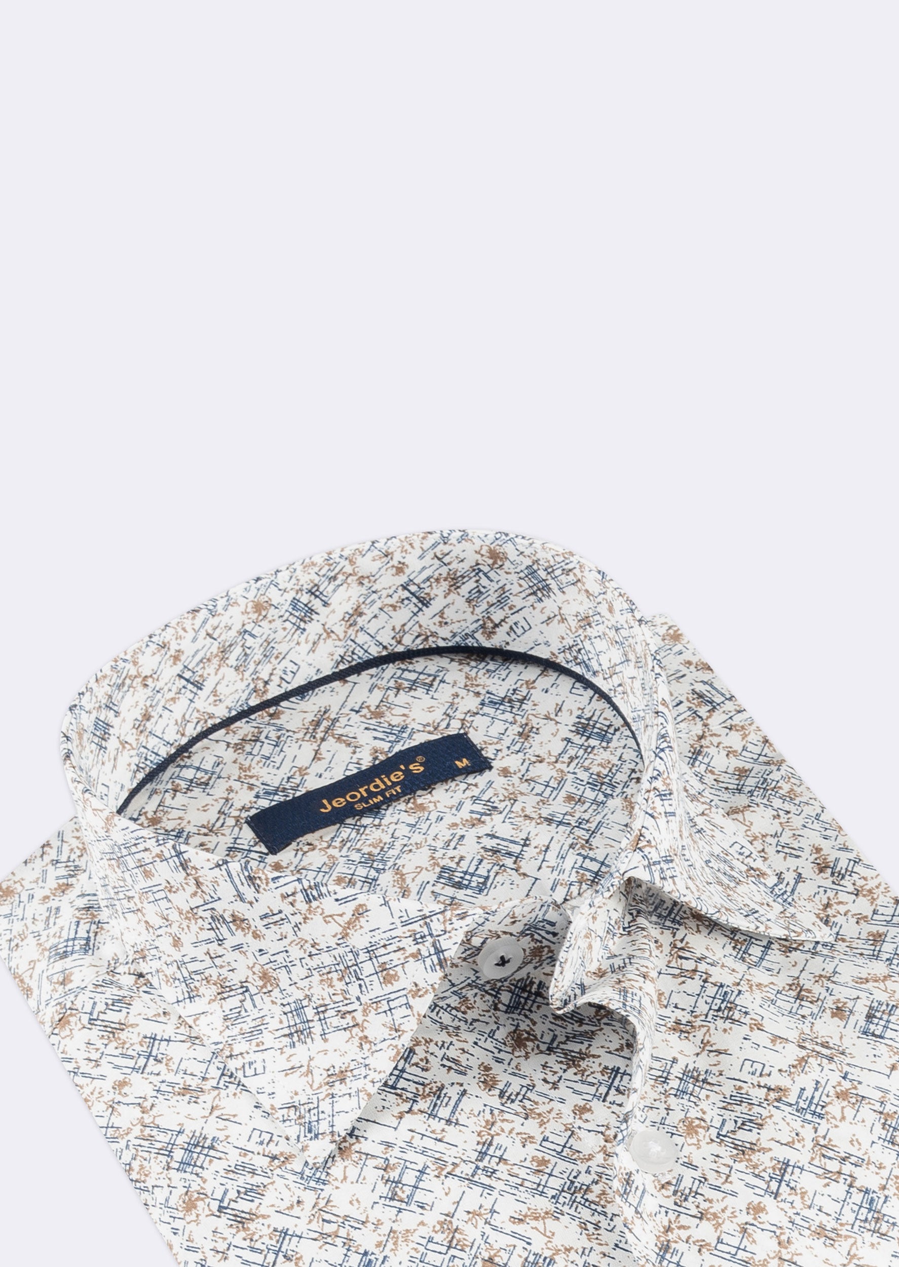 White - Navy Long Sleeve Shirt