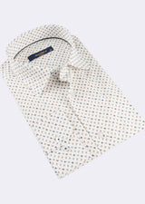 White - Brown Long Sleeve Shirt