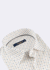 White - Brown Long Sleeve Shirt