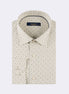 Beige - Brown Long Sleeve Shirt