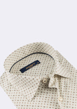 Beige - Brown Long Sleeve Shirt