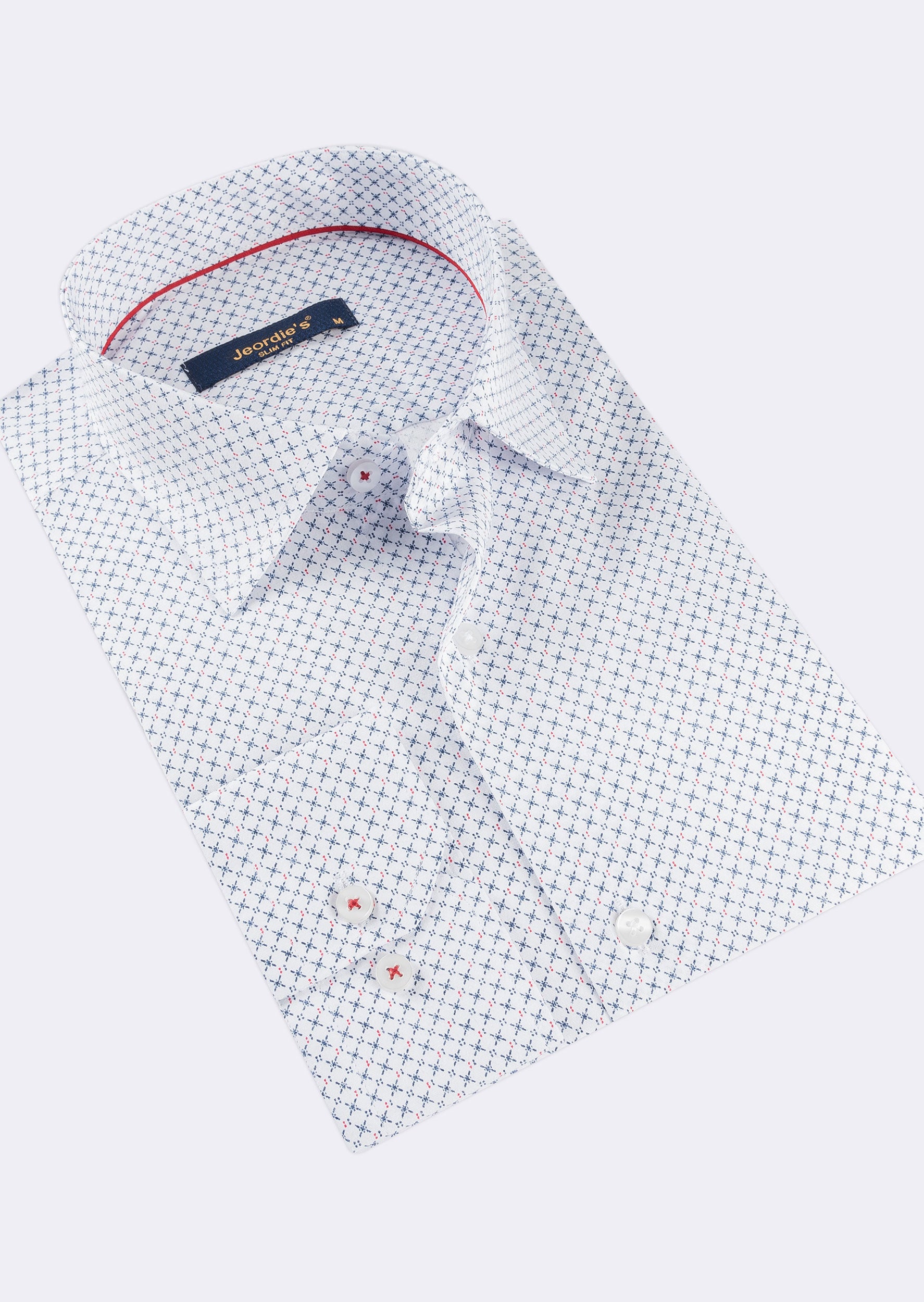 White - Red Long Sleeve Shirt