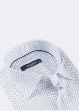 White - Navy Long Sleeve Shirt