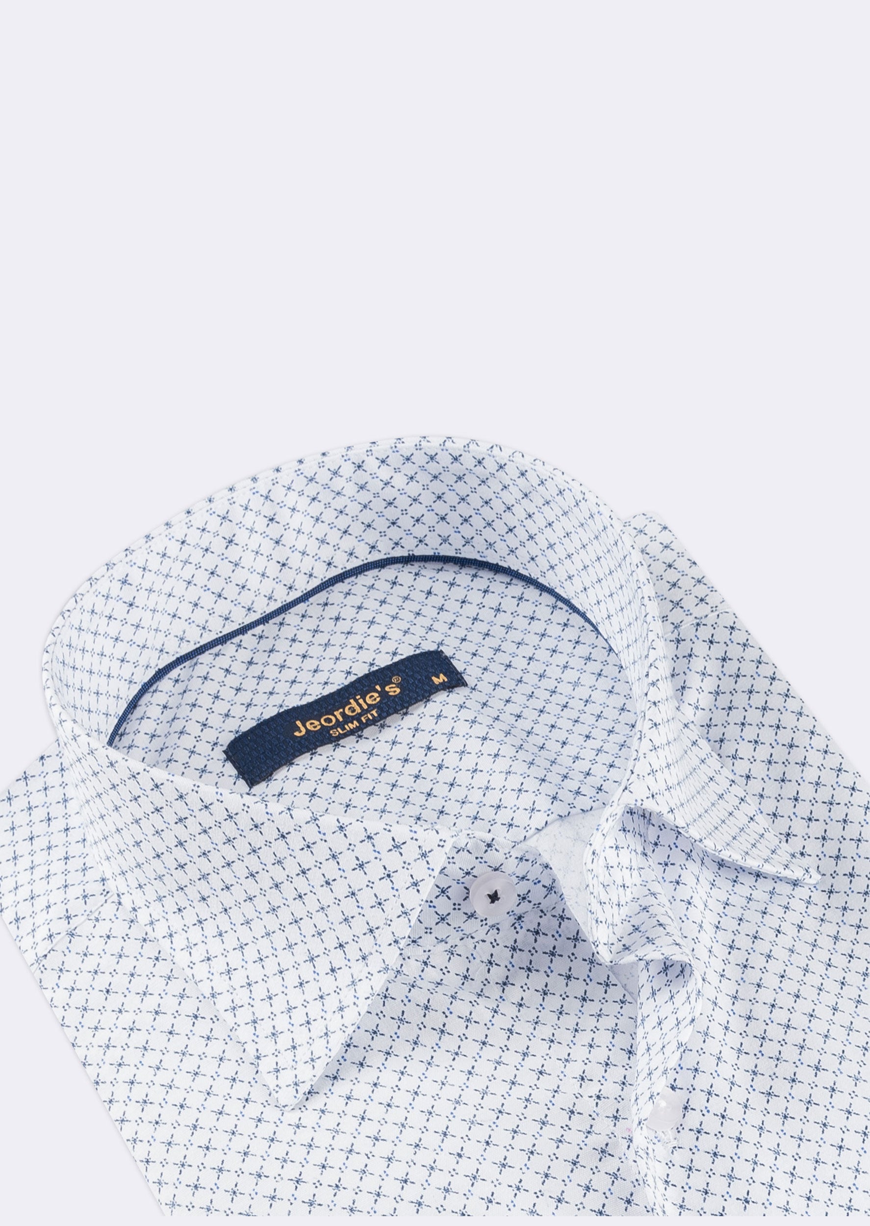 White - Navy Long Sleeve Shirt
