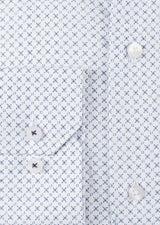 White - Navy Long Sleeve Shirt
