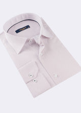 White - Burgundy Long Sleeve Shirt
