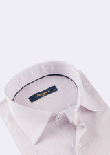 White - Burgundy Long Sleeve Shirt