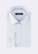 White - Blue Long Sleeve Shirt
