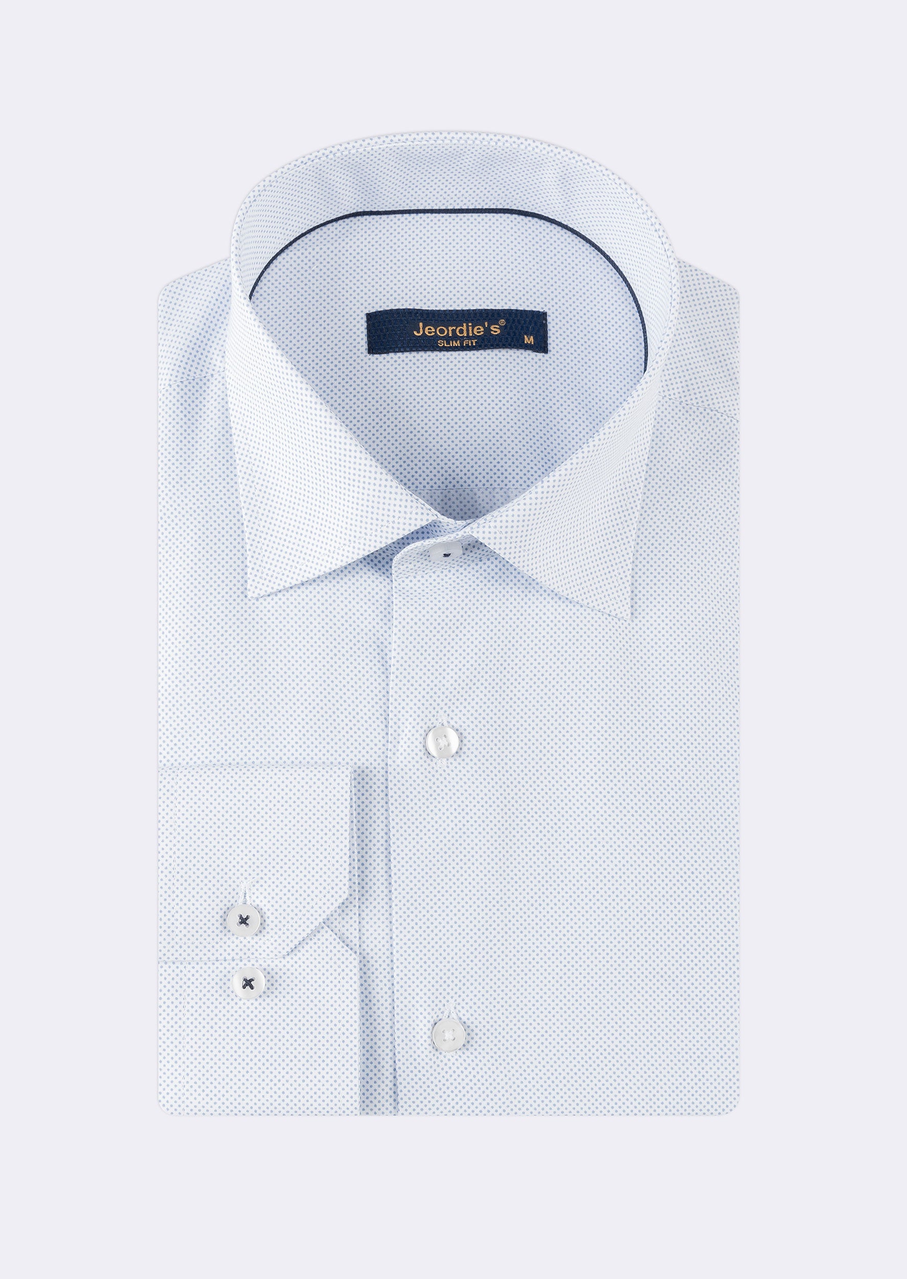 White - Blue Long Sleeve Shirt