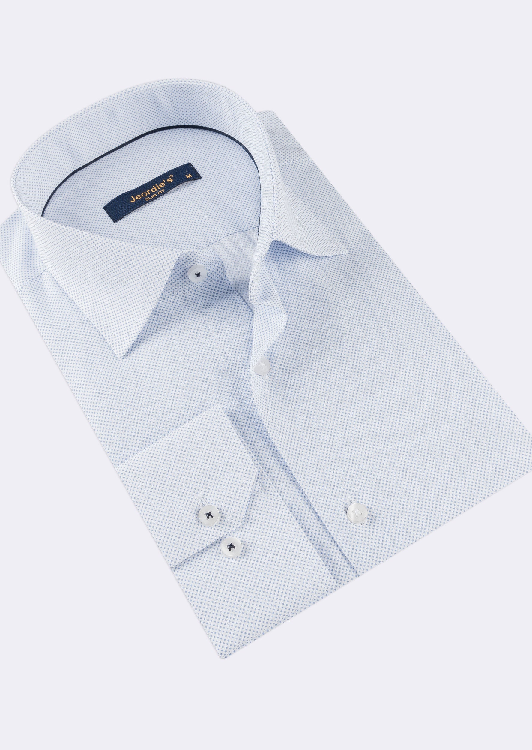 White - Blue Long Sleeve Shirt