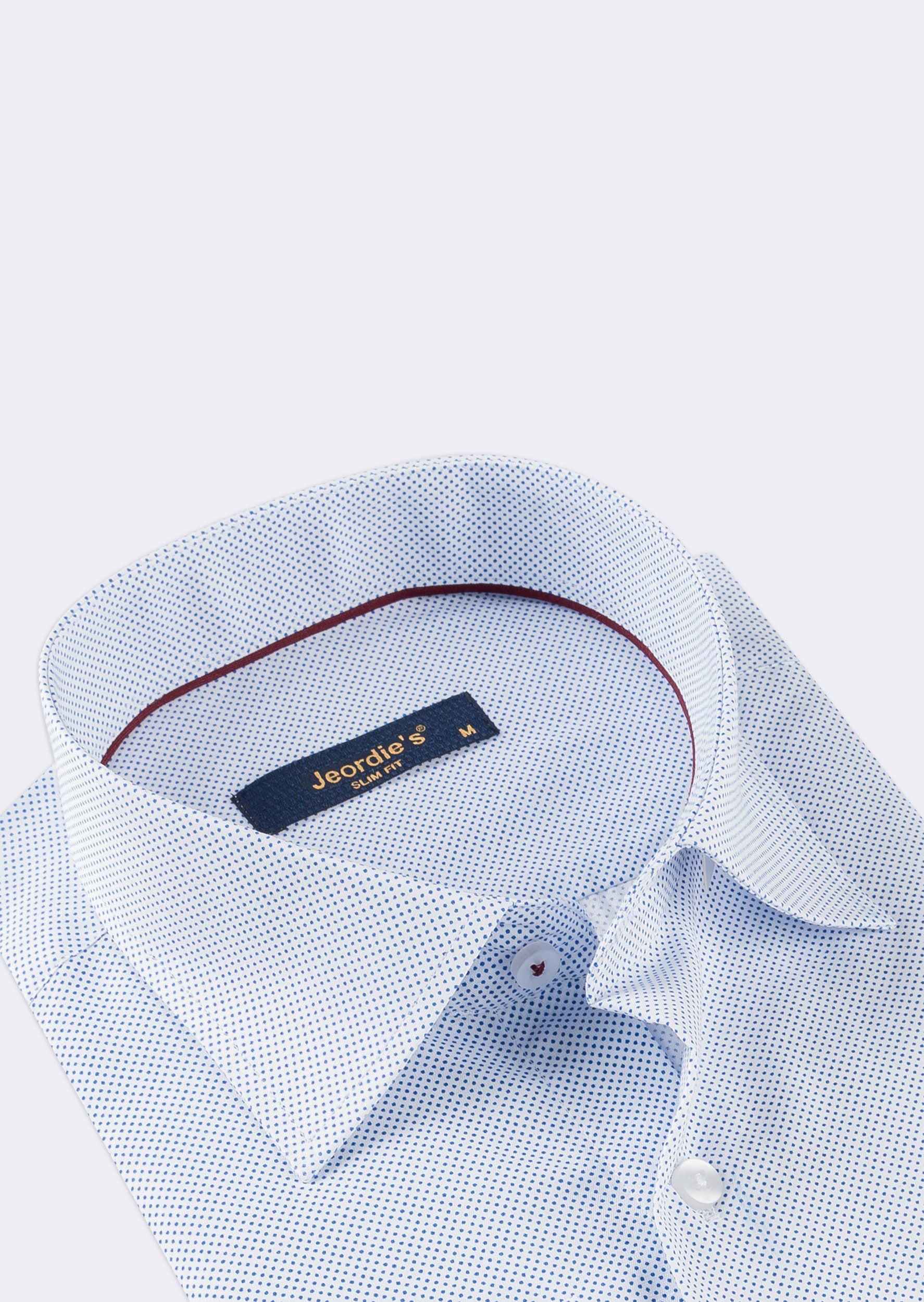 White - Sax Blue Long Sleeve Shirt