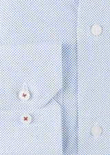White - Sax Blue Long Sleeve Shirt