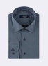 Navy - White Long Sleeve Shirt