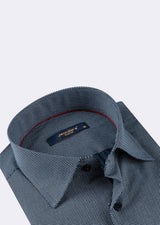 Navy - White Long Sleeve Shirt