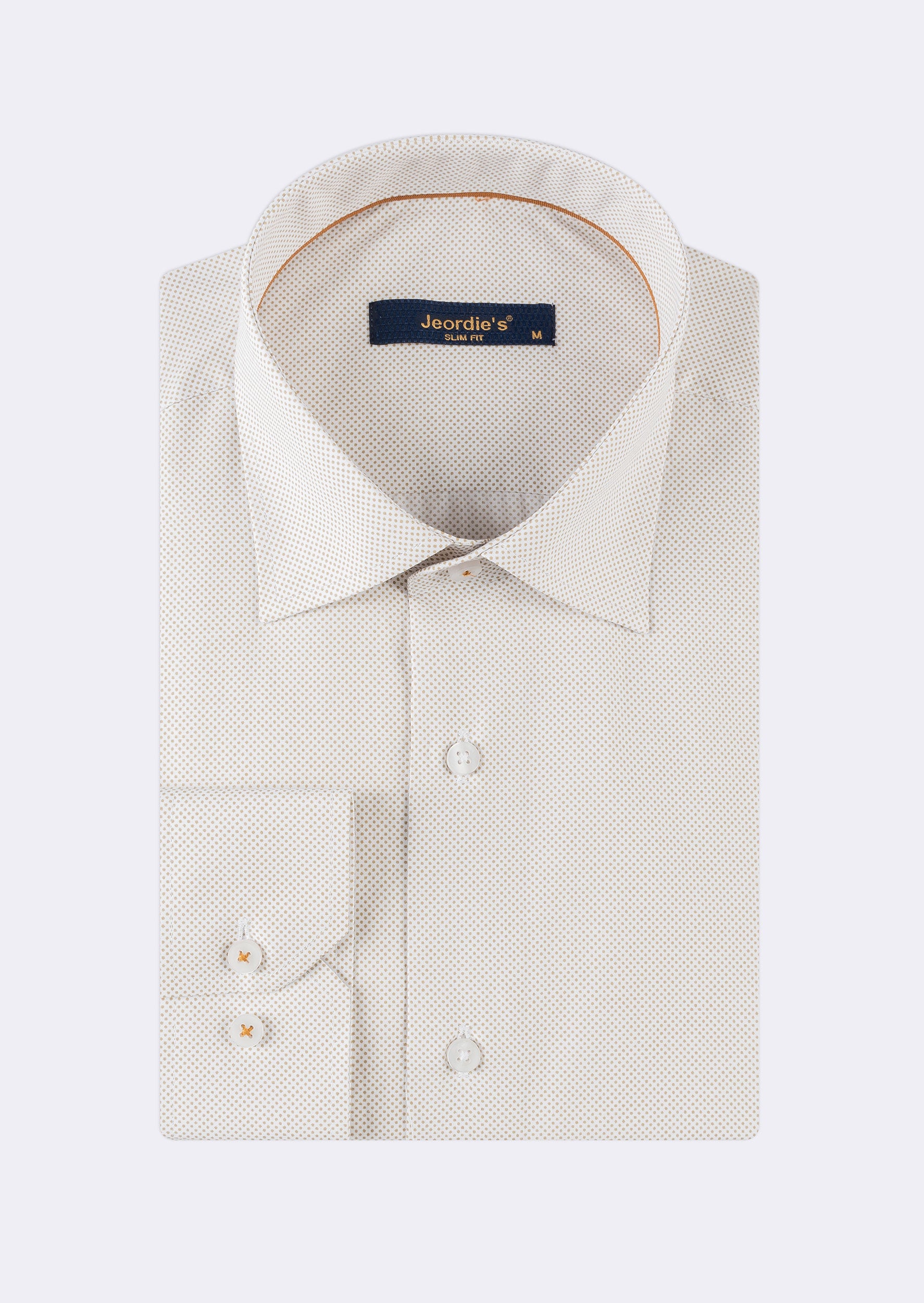 White - Beige Long Sleeve Shirt