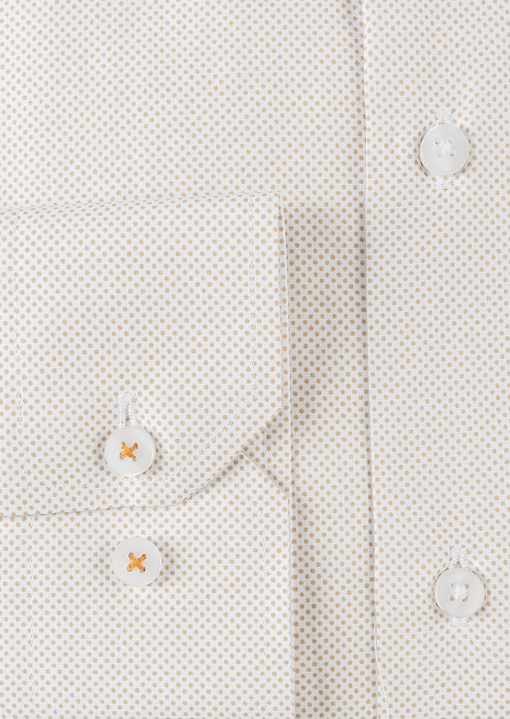 White - Beige Long Sleeve Shirt