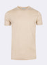 Beige Crew Neck T-shirt