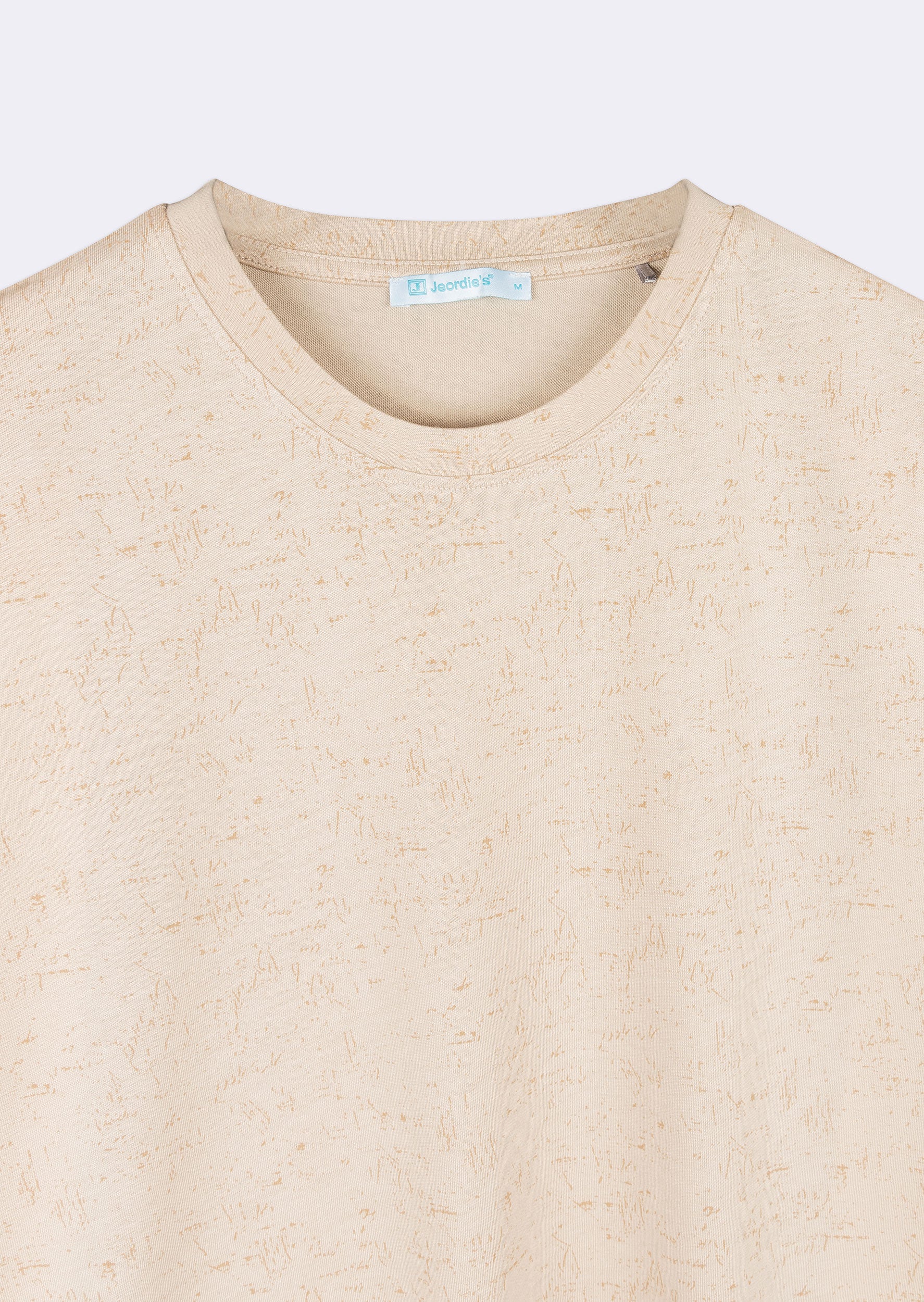 Beige Crew Neck T-shirt