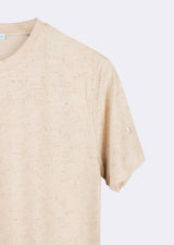Beige Crew Neck T-shirt