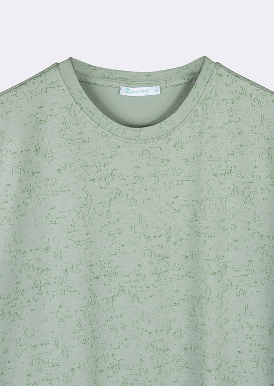 Khaki Crew Neck T-shirt
