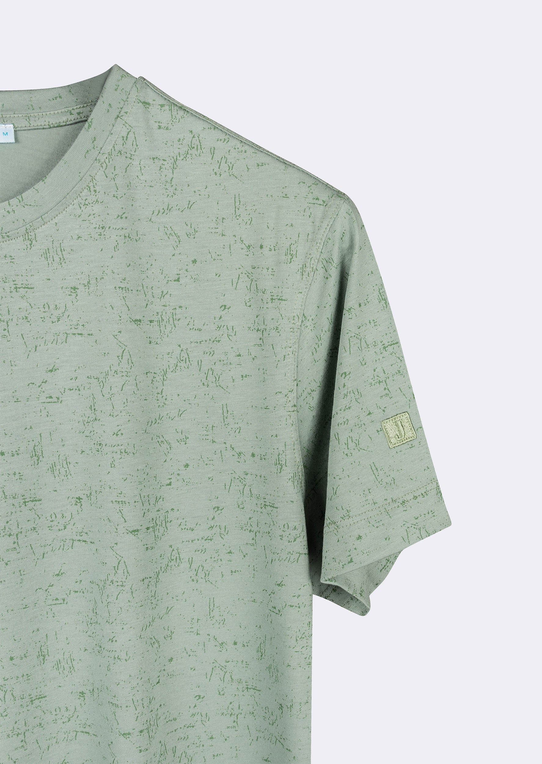 Khaki Crew Neck T-shirt