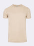 Beige Crew Neck T-shirt