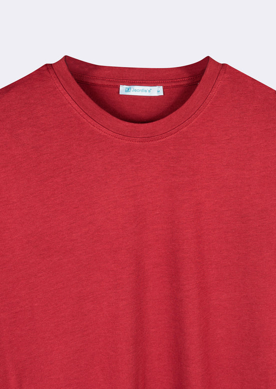 Burgundy Crew Neck T-shirt