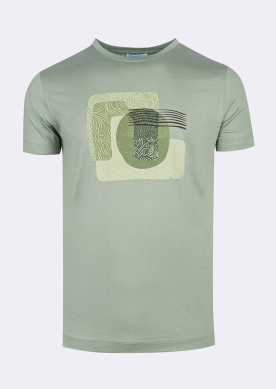 Khaki Crew Neck T-shirt