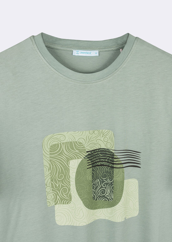 Khaki Crew Neck T-shirt