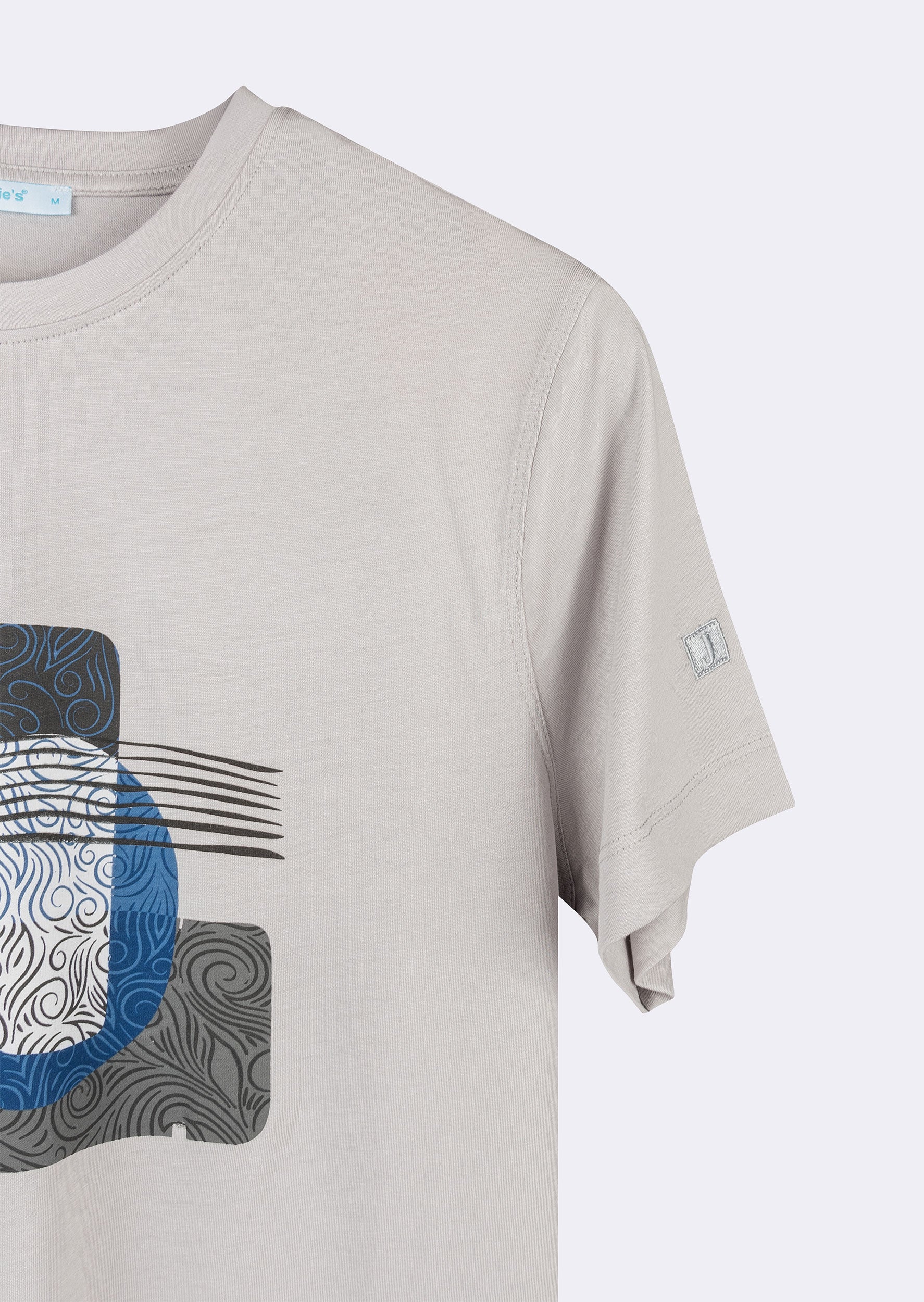 Ice Grey Crew Neck T-shirt