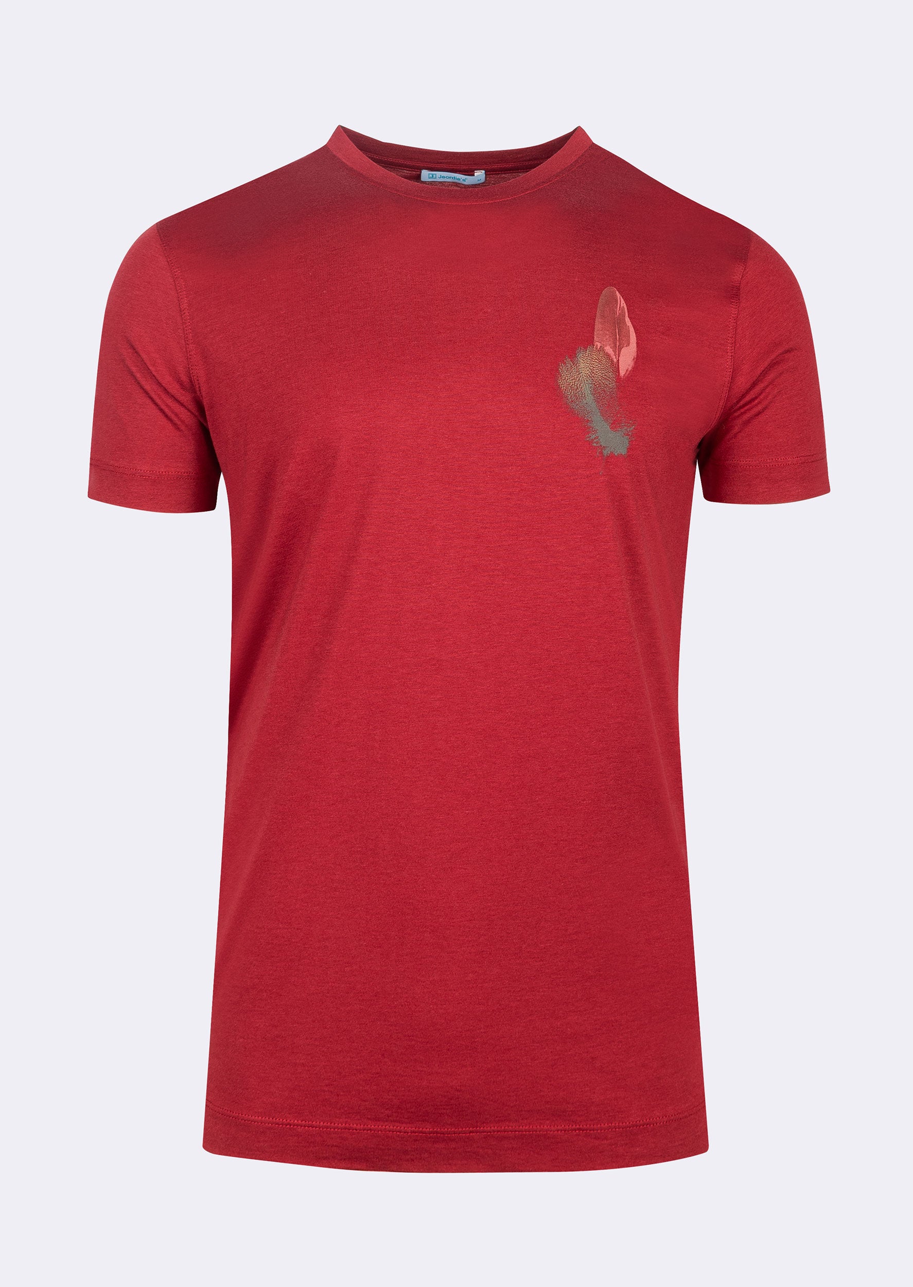Burgundy Crew Neck T-shirt