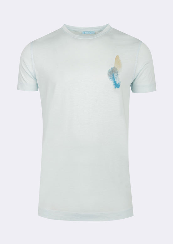 Light Blue Crew Neck T-shirt