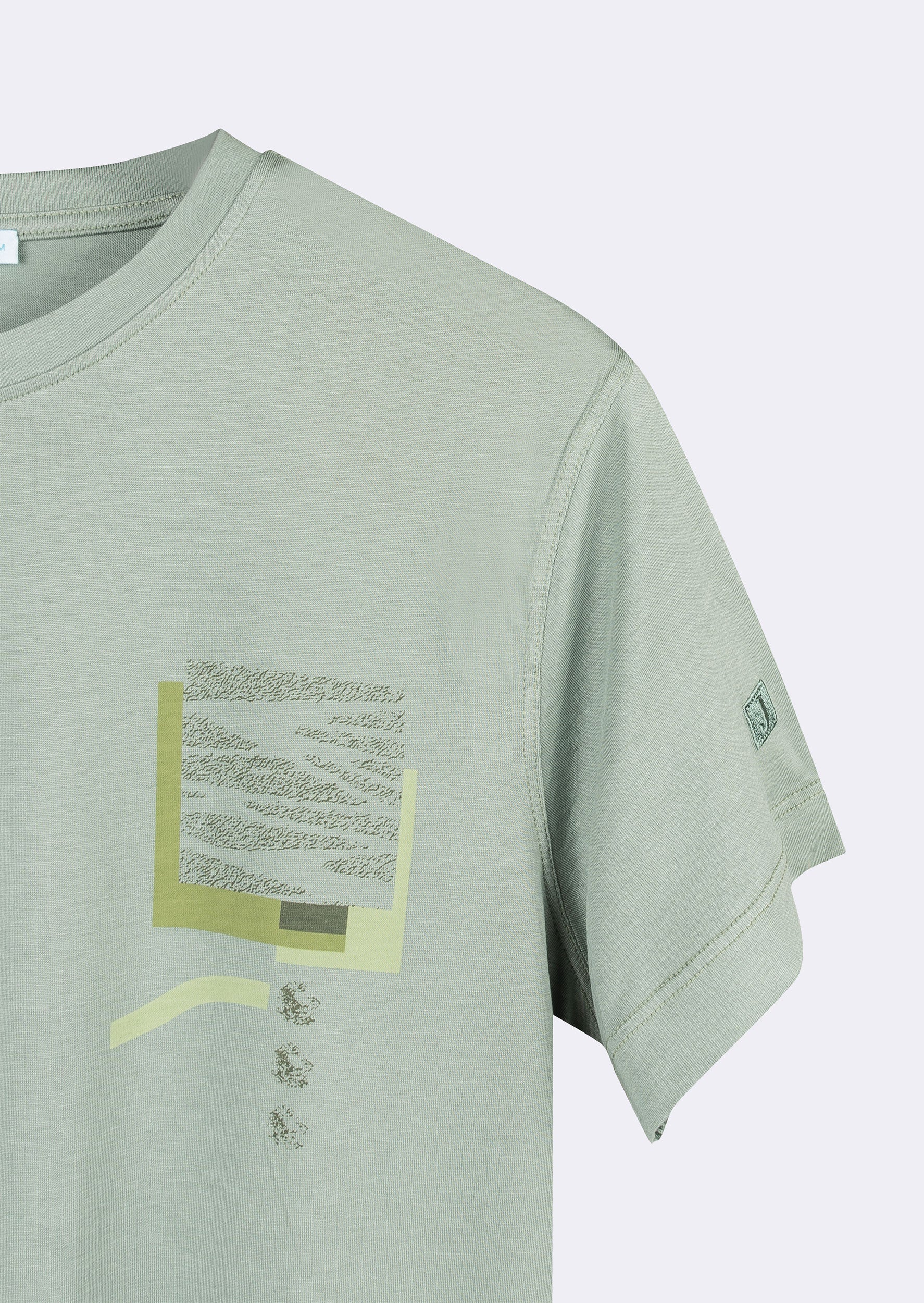 Khaki Crew Neck T-shirt