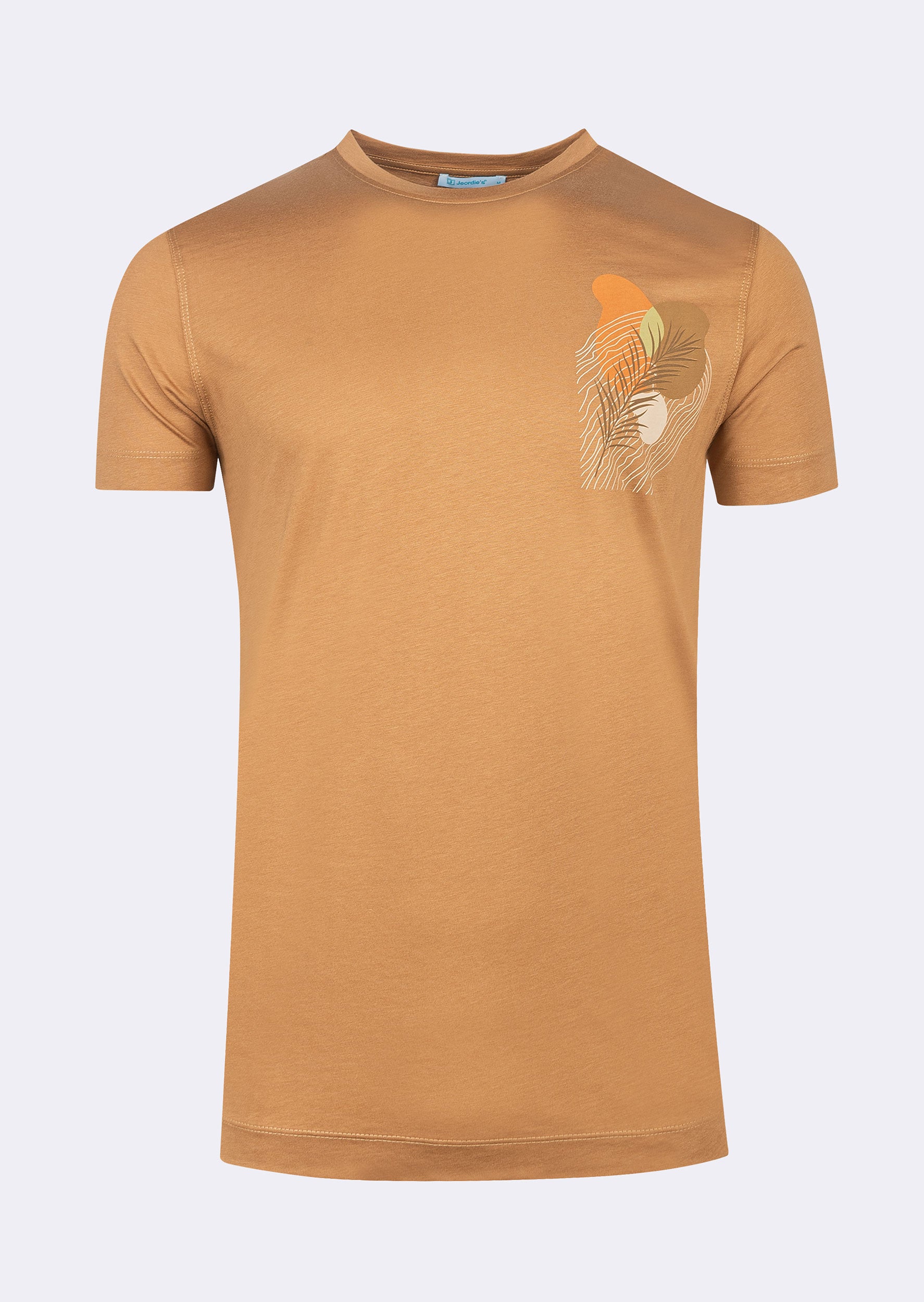 Taupe Crew Neck T-shirt