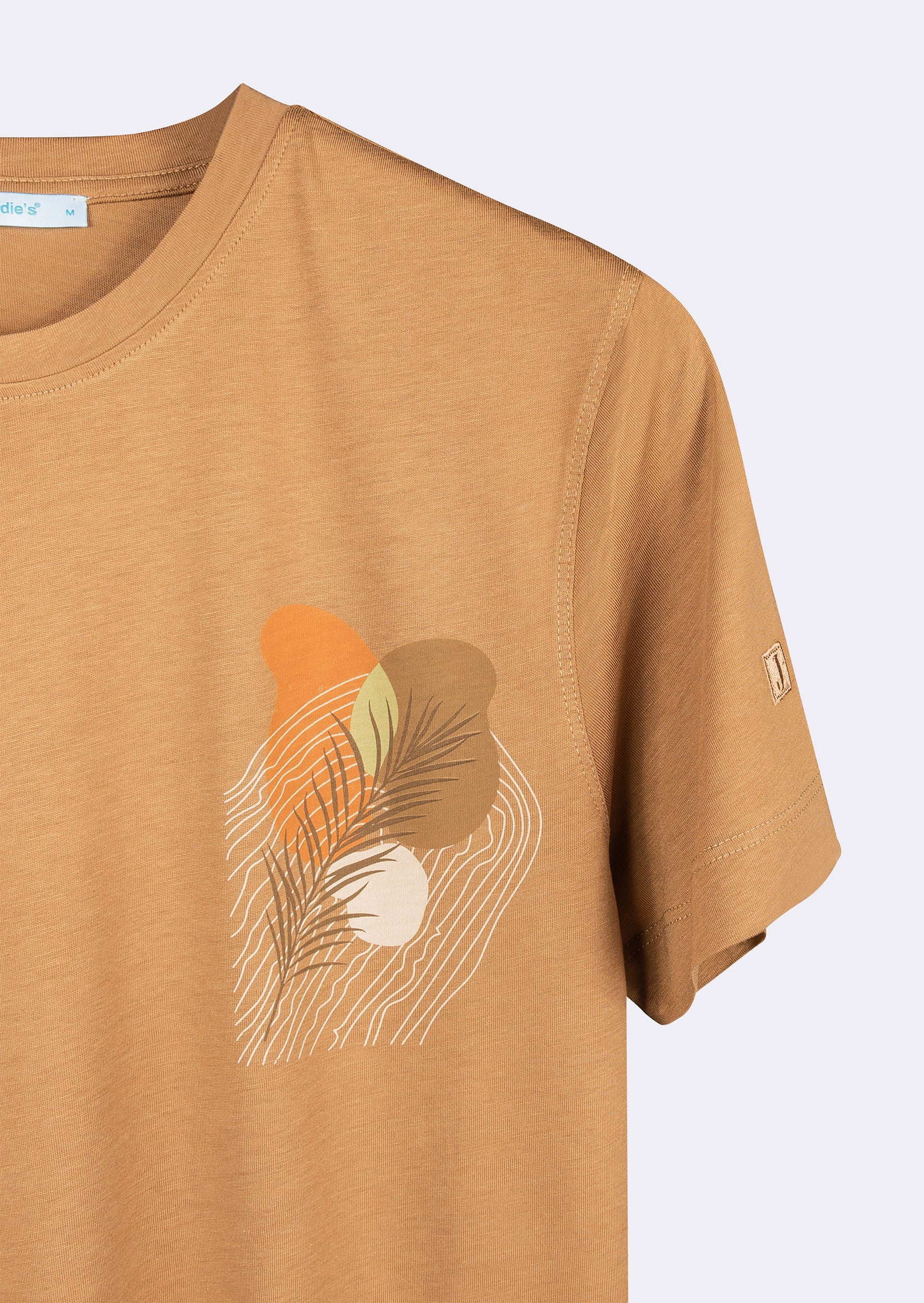 Taupe Crew Neck T-shirt