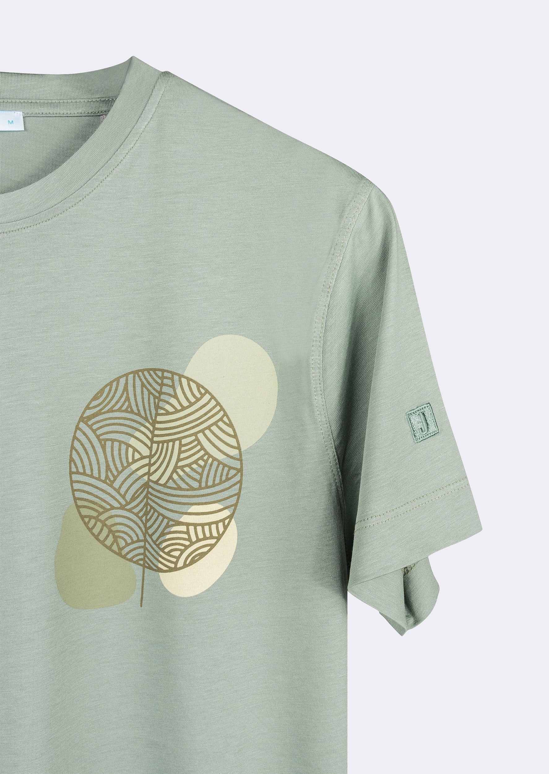Khaki Crew Neck T-shirt