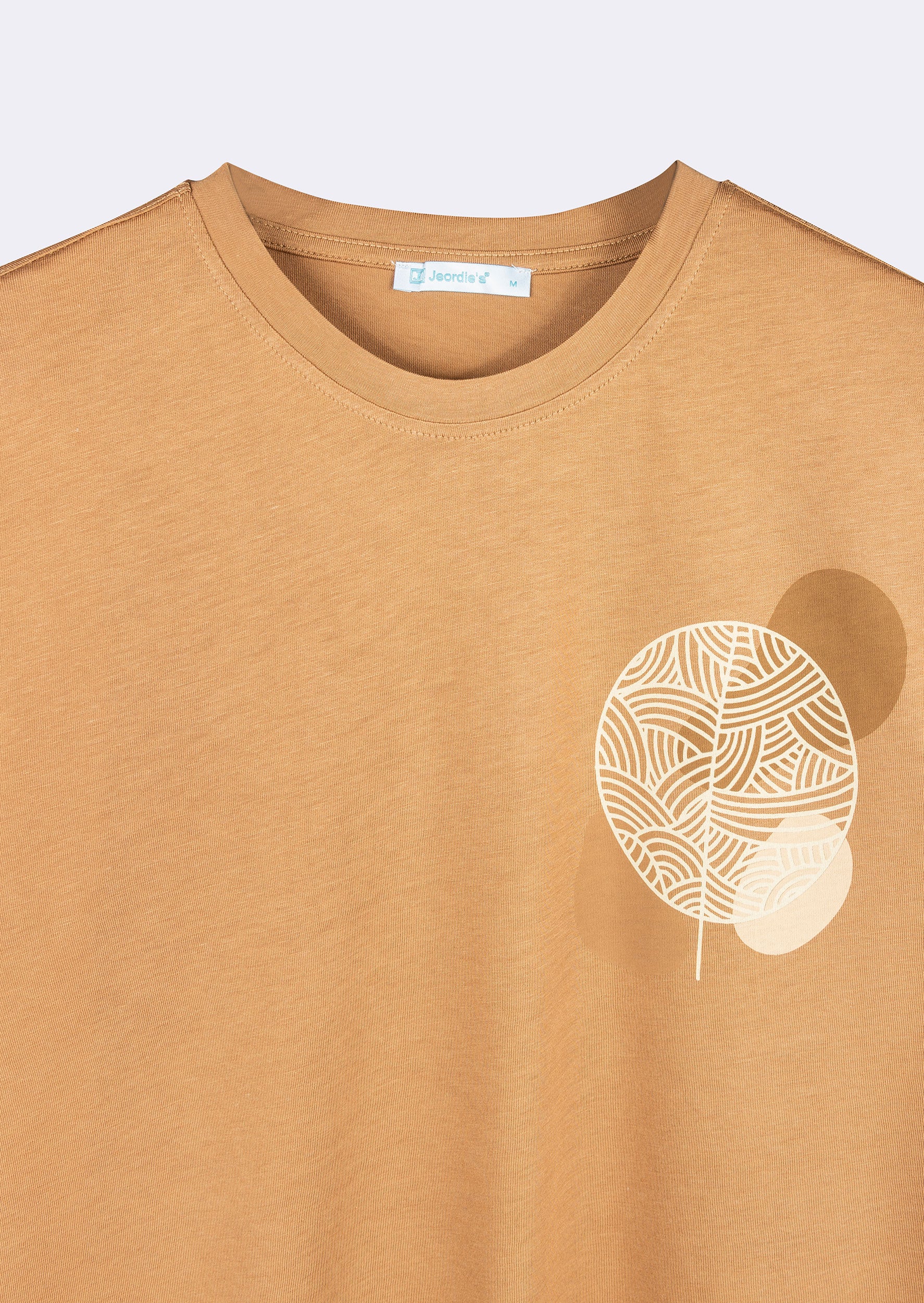 Taupe Crew Neck T-shirt