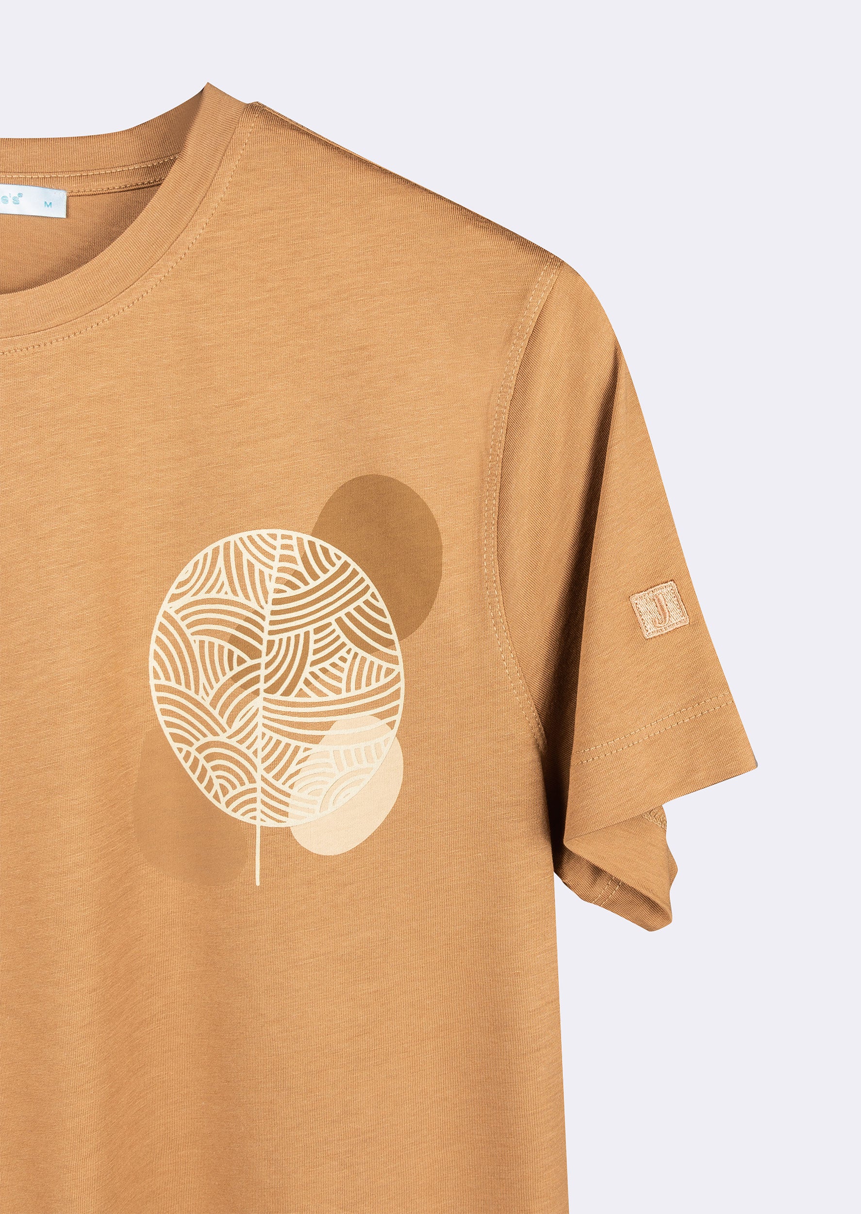 Taupe Crew Neck T-shirt