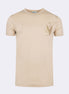 Beige Crew Neck T-shirt