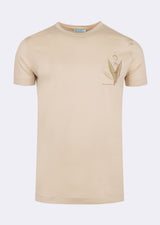 Beige Crew Neck T-shirt