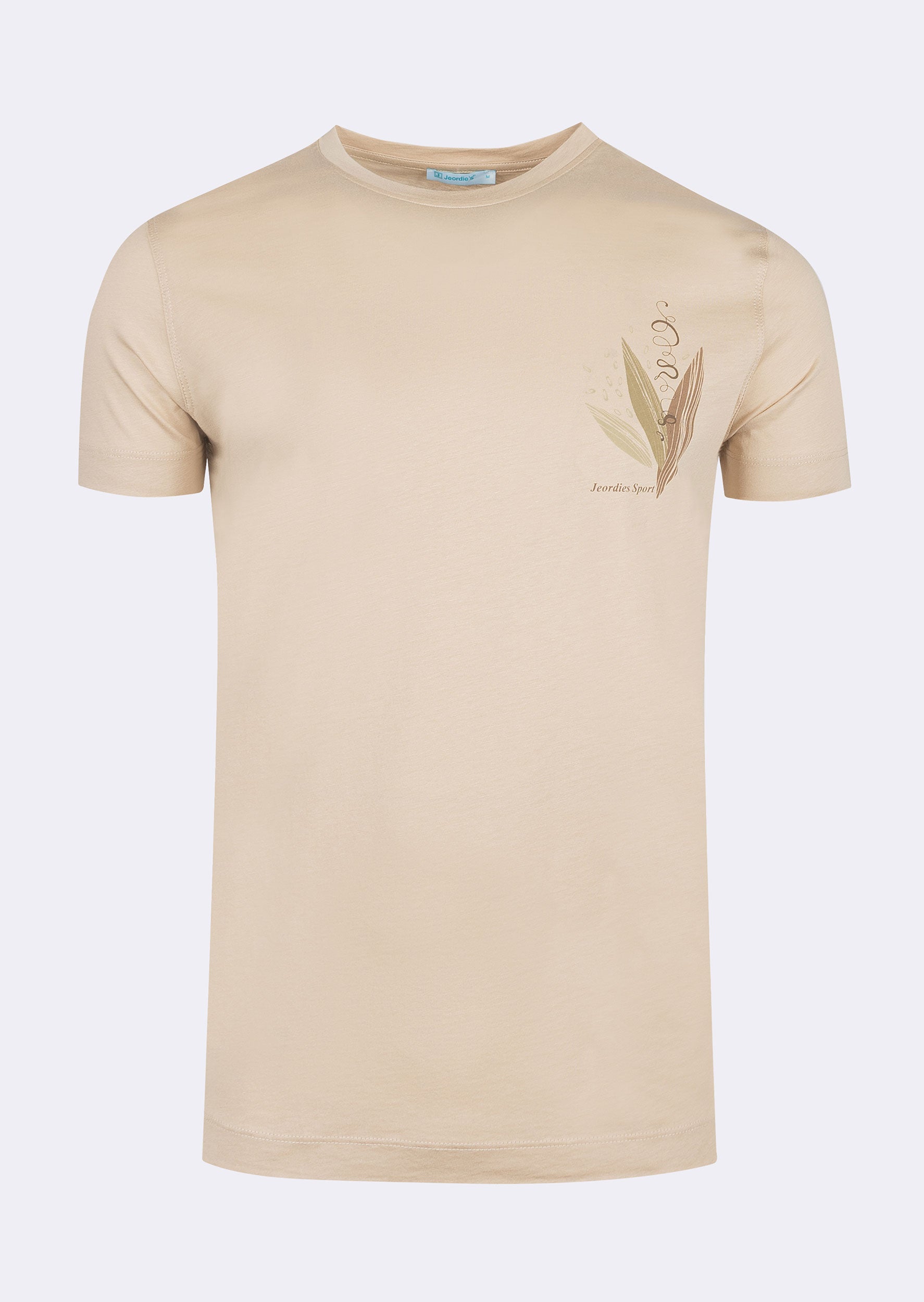 Beige Crew Neck T-shirt