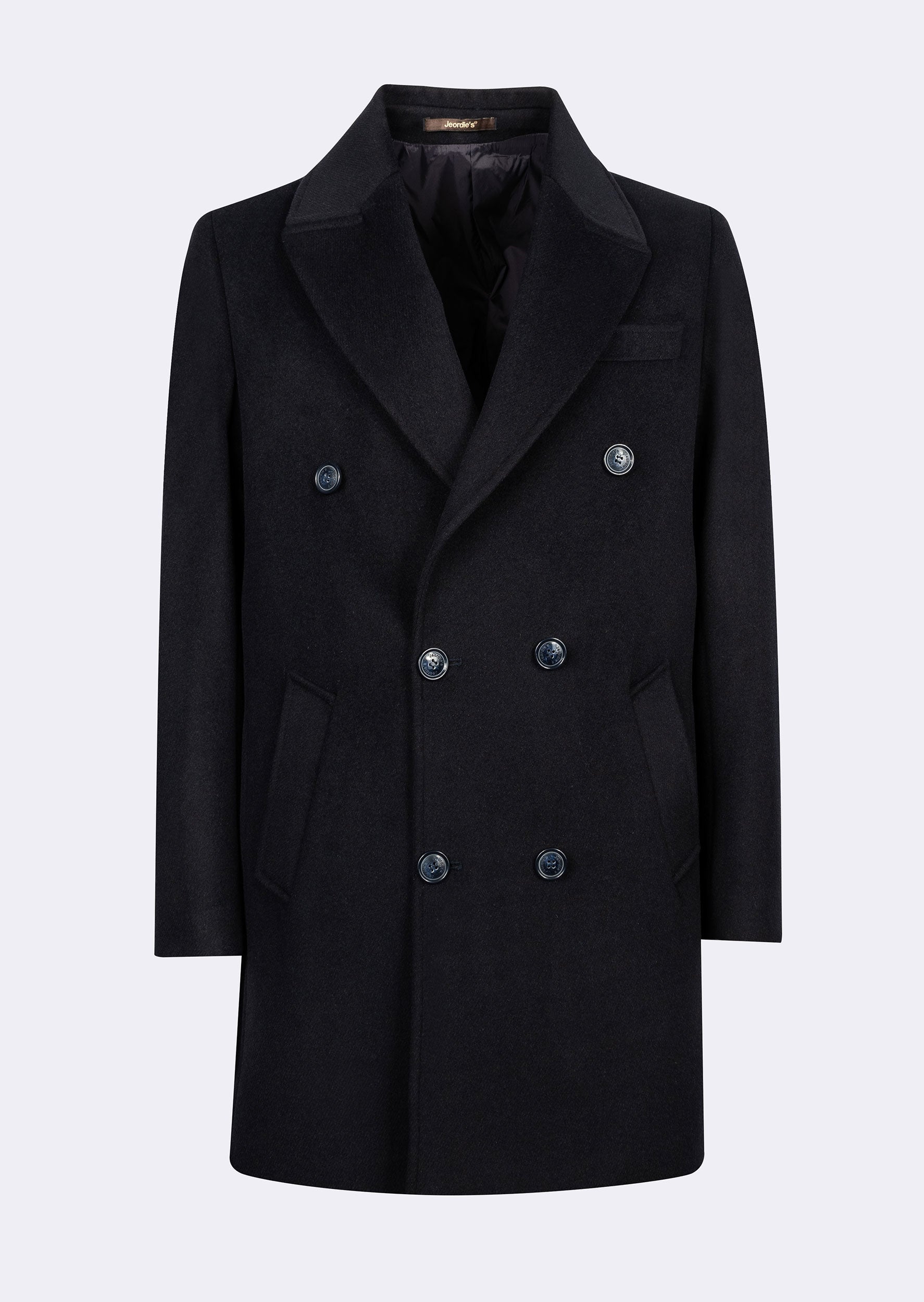 Navy Wool Coat
